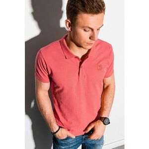 Tricou polo din bumbac cu model pique imagine