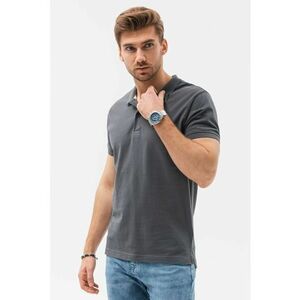 Tricou polo din bumbac cu model pique imagine