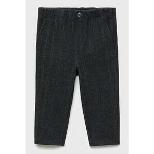 Pantaloni eleganti cu croiala dreapta si model herringbone Espigab imagine