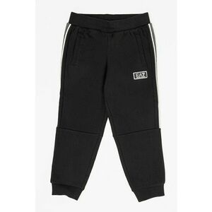 Pantaloni de trening din amestec de bumbac cu benzi laterale contrastante imagine