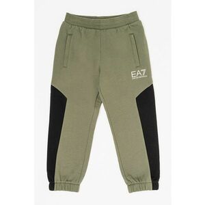 Pantaloni de trening din amestec de bumbac cu buzunare frontale imagine