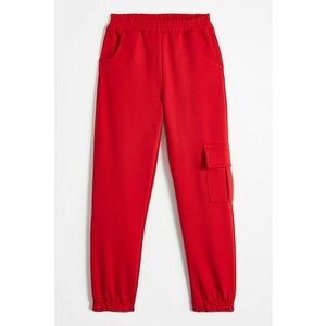 Pantaloni de trening din amestec de bumbac cu talie elastica imagine