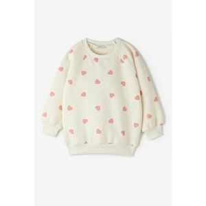 Bluza de trening cu imprimeu si maneci raglan imagine