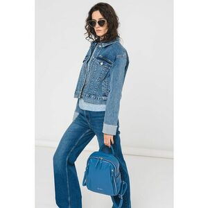 Jacheta crop din denim imagine