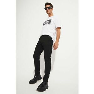 Pantaloni slim fit din amestec de bumbac imagine