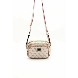 Geanta crossbody de piele ecologica Alb imagine