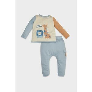 Set de bluza si pantaloni cu imprimeu Safari imagine