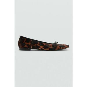 Balerini din piele cu aspect de piele de leopard Wild imagine