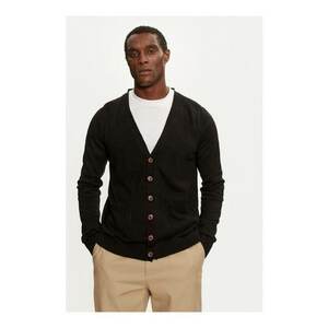 Cardigan MK-162GHAZALI Negru Regular Fit - Acril imagine