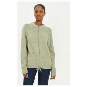 Cardigan 11004106 Verde Regular Fit - Viscoza/Poliester imagine