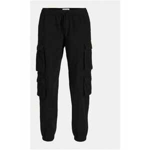 Jack&Jones Joggers Bill 12260915 Negru Regular Fit - Bumbac imagine