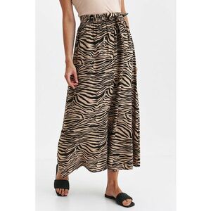 Pantaloni culotte cu animal print imagine