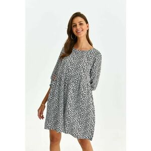 Rochie scurta lejera cu animal print imagine