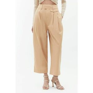 Pantaloni relaxed fit cu talie inalta imagine