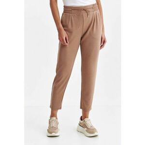 Pantaloni crop cu buzunare oblice imagine