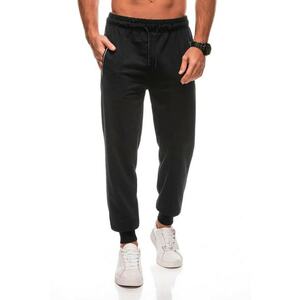 Pantaloni de trening din amestec de bumbac cu snururi imagine