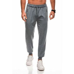 Pantaloni de trening din amestec de bumbac cu snururi imagine