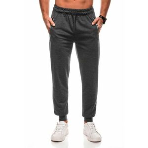 Pantaloni de trening din amestec de bumbac cu snururi imagine