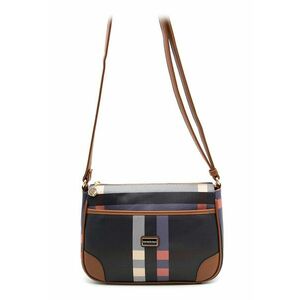 Geanta crossbody cu model in carouri imagine