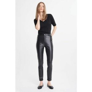 Pantaloni skinny de piele ecologica imagine