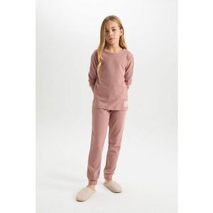 Regular Fit Textured Long Pijama imagine