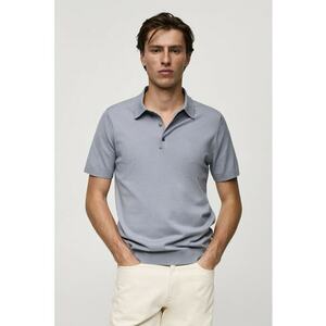 Tricou polo slim fit tricotat fin Arraona imagine