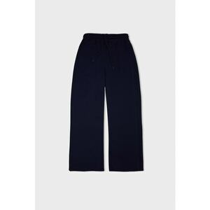 Pantaloni jogger cu croiala ampla si snur imagine