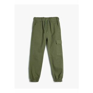 Pantaloni cargo cu snur imagine