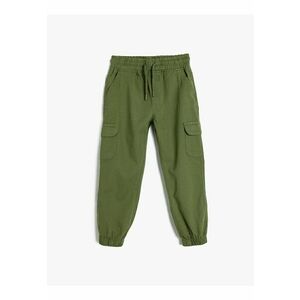 Pantaloni regular fit din amestec de bumbac imagine