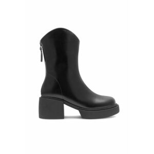 Botine dama - 590558804761241 - Piele ecologica - Negru imagine