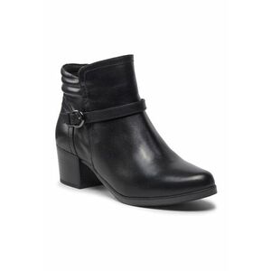 Botine dama - 301235200 - Piele naturala - Negru imagine