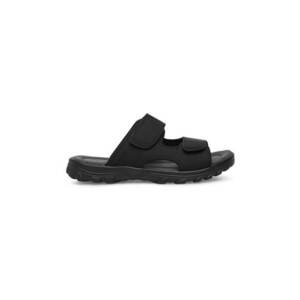 Slapi barbati - 590559 - Piele ecologica - Negru - imagine