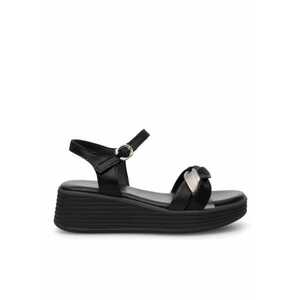 Sandale dama - 590558859190040 - Piele naturala - Negru imagine