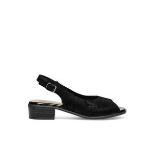 Sandale dama - 590558857291639 - Piele naturala - Negru imagine