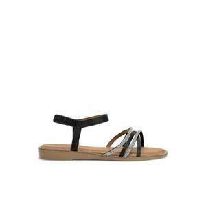 Sandale dama - 613053 - Piele ecologica - Negru imagine