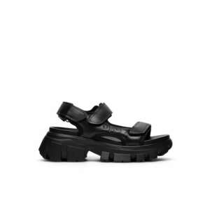 Sandale dama - 14220 - Piele naturala - Negru imagine