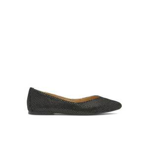 Balerini dama - 432210 - Piele intoarsa - Negru imagine