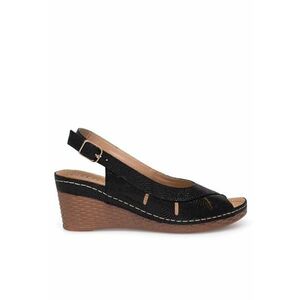 Sandale dama - 590558842686837 - Piele naturala - Negru imagine