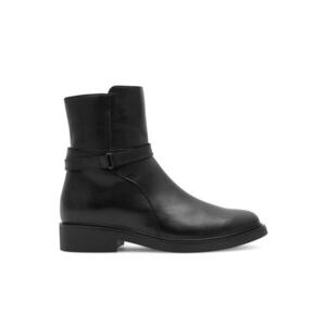 Botine dama - 590558818157636 - Piele naturala - Negru imagine