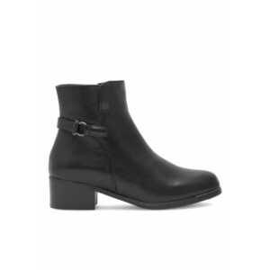 Botine dama - 590558816923936 - Piele naturala - Negru imagine