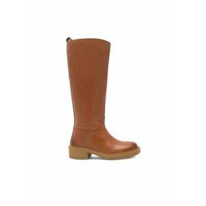 Botine dama - 590558811247138 - Piele naturala - Maro imagine