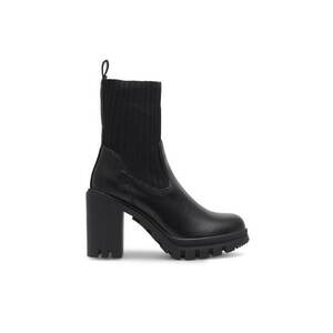 Botine dama - 590558810041636 - Piele ecologica - Negru imagine