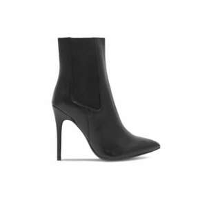 Botine dama - 590558804528136 - Piele naturala - Negru imagine