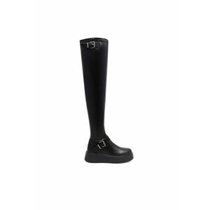 Botine dama - 590558804812139 - Piele ecologica - Negru imagine