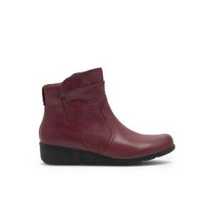 Botine dama - 590486298728639 - Piele naturala - Visiniu imagine