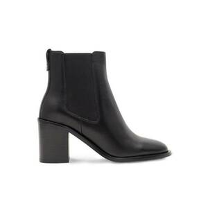 Botine dama - 590558800531538 - Piele naturala - Negru imagine