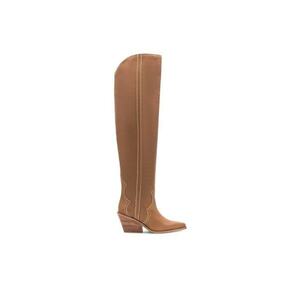 Botine dama - 590558800278936 - Piele naturala - Maro imagine