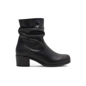 Botine dama - 590486293394841 - Piele naturala - Negru imagine