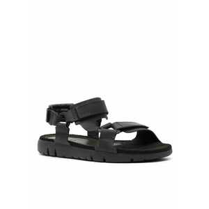 Sandale barbati - 72810 - Piele naturala - Negru imagine