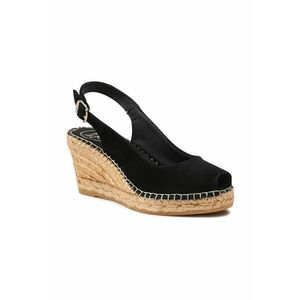 Espadrile dama - 194546 - Piele intoarsa - Negru imagine